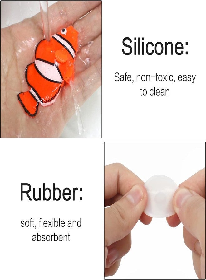 VAYINATO® 2 Pcs Silicon Floating Simulating Fake Fish for Aquarium Fish Tank Decorations | No Harm to Fish | Looks Like Real Fish by Petzlifeworld (Marine + Nemo Fish) - Image 2